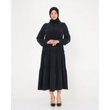 Naturamed Qeffa Liosel Ipek Elbise - Siyah - 3