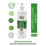NaturaMisse Aloe Vera Şampuan 330 ml Keratin B5 Provitamin Ylang Yağı Dökülme Karşıtı Güçlü Besleyici Saçlar