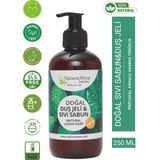 NaturaMisse Doğal Duş Jeli & Sıvı Sabun 250 Ml Portakal Yağlı- Zengin İçerikli Vücut Sabunu