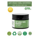 NaturaMisse Doğal Koltuk Altı Kremi 50 ml (ÇAY AĞACI YAĞLI) Deokrem Ter Kokusuna Doğal Çözüm