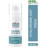 NaturaMisse Hyaluronic Asit Krem 50 ml Cilt Dolgunlaştırıcı Yoğun Nemlendirici-- Leke