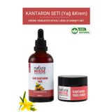 NaturaMisse Kantaron Bakım Seti Doğal Kantaron Yağlı Krem 50 ml Sarı Kantaron Yağı 100 ml Bakım Seti