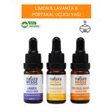 NaturaMisse Limon Uçucu Yağı- Lavanta Uçucu Yağı- Portakal Yağı %100 SAF DOĞAL