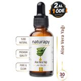Naturapy Aloe Vera Yağı (Aloe Vera Oil) Maserasyon | Ekstraksiyon Yağı 30 ml Damlalıklı Cam Şişe