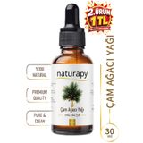 NATURAPY Çam Ağacı Yağı (Pine Tree Oil) Uçucu Yağ 30 ml Damlalıklı Cam Şişe