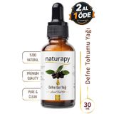 Naturapy Defne Tohumu Yağı (Laurel Fruit Oil) Soğuk Sıkım Sabit Yağ 30 ml Damlalıklı Cam Şişe
