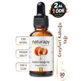 NATURAPY Greyfurt Kabuğu Yağı (Grapefruit Peel Oil) Uçucu Yağ 30 ml Damlalıklı Cam Şişe