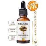 NATURAPY Kabak Çekirdeği Yağı (Pumpkin Seed Oil) Soğuk Sıkım Sabit Yağ 30 ml Damlalıklı Cam Şişe