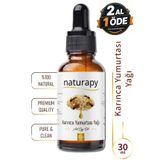 NATURAPY Karınca Yumurtası Yağı (Ant Egg Oil) Maserasyon | Ekstraksiyon Yağı 30 ml Damlalıklı Cam Şişe