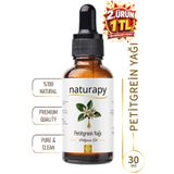 Naturapy Petitgrein Yağı (Petitgrain Oil) Uçucu Yağ 30 ml Damlalıklı Cam Şişe