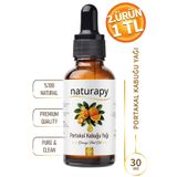 NATURAPY Portakal Kabuğu Yağı (Orange Peel Oil) Uçucu Yağ 30 ml Damlalıklı Cam Şişe