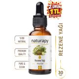 NATURAPY Rezene Yağı (Fennel Oil) Soğuk Sıkım Sabit Yağ 30 ml Damlalıklı Cam Şişe