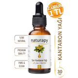 NATURAPY Sarı Kantaron Yağı 30 ml Aromaterapi Kullanımına Uygun Yoğun Esans Yağı