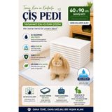 Naturashine Tavşan, Hamster ve Kemirgen Hijyenik Altlık ve Çiş Pedi, 60x90 cm, 5 Adet