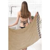 Naturasoft Pamuk Banyo Hamam Havlusu 70 x 140 cm - Bej - 70 x 140 cm