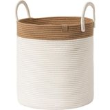 Naturaweave Jüt Hasır Kirli Sepeti Banyo Sepeti Giyisi Havlu Battaniye Dergi Oyuncak Düzenleyici Saksı Sepet Organizer Hafif Kulp Detaylı Yumşak ve Dayanıklı Karavan Organizeri (Bej-Hasır) - 00-Siyah - Beyaz