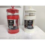 Naturawin 2 Adet Qlüx Barista French Press Kırmızı- Beyaz 420ML