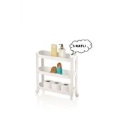 Naturawin Rafty 3 Raflı Portatif Mutfak ve Banyo Düzenleyici Raf