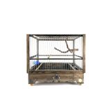 naturbird Teos Ahşap Kafes ( Pleksi Korumalı )