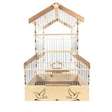 NATURBİRDS 2 KATLI METAL TEL NORVEÇ AHŞAP KAFES