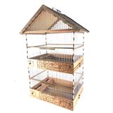 NATURBİRDS Dublex Ahşap Kafes