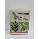 Nature Mate 6x10g Zarf Saç Beyaz Kapatıcı Hindistan Kınası Koyu Kahve Orjinal Kına,fırcası Hediyeli