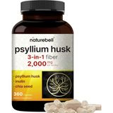 Naturebell Psyllium Husk Capsules 2,000 mg Per Serving, 360 Count