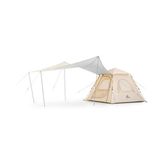 Naturehike Ango UPF 50+ Gölgelikli Otomatik Kurulum Gümüş 2 Kişilik Kamp Çadırı
