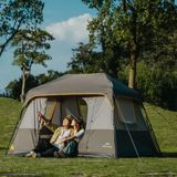 Naturehike Cape 5.2 Kare Hızlı Kurulum Çadır 5+ Kişilik Su Geçirmez Polyester Malzeme ile