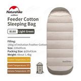 Naturehike Feeder B180 Cotton Uyku Tulumu -8°C Moss Green-Right
