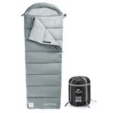 Naturehike M400 Pongee Pamuklu -18 Derece Sağ Gri Uyku Tulumu