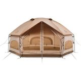 Naturehike Mg Glamping 3-4 Kişilik Aile Çadırı Altıgen Yapı Su Geçirmez 3000 mm Polyester - Kahverengi