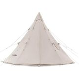 Naturehike Profound 9.6 Carpa Glamping Aile Çadırı | Cotton Pyramid Kanvas | - Bej