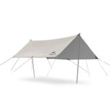 Naturehike Square Glamping 3x5 mt Tarp [Güneş ve Rüzgar Koruma Tentesi] Quicksand Gold/Light Coated Silver