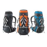Naturehike Unisex 70L Sırt Çantaları Sırt Çantası, Siyah/beyaz, 70L, Gündelik