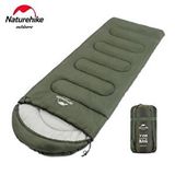 Naturehike Y150l Zarf Tarzı Kapüşonlu Pamuklu Uyku Tulumu -6°c Yeşil Yeşil