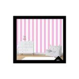 Naturel 2614 Pembe Beyaz Çizgili Duvar Kağıdı(5M2)