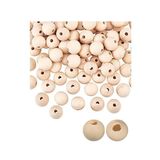Naturel Ahşap Boncuk 24Mm 20 Li 1 Paket Ham Boyanabilir Ahşap Yuvarlak Doğal Boncuklar Takı Tasarım Ektinlik Kreş Okul