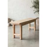 Naturel Ahşap Ladin Modern Bench Tabure (30X70)
