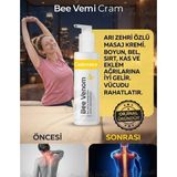 Naturel Arı Zehiri Özlü Masaj Kremi 100 ml - Bel, Boyun, Sırt, Kas ve Eklem Rahatlatıcı Özel Formül