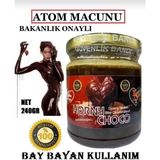 Naturel Atom Macunu Horny Coco Ginseng Takviyeli Bitter Çikolatalı Macun 240 gr