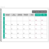 Naturel Basım 2027 Masaüstü Defter Planlama TAKVİMİ-23X33 cm