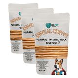 Naturel Burgu Çubuk Köpek Ödül Ve Çiğnemi Kemiği- 40 Adet Maxi Paket (3 paketi)