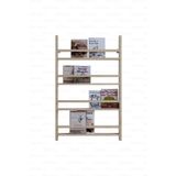Naturel Home Duvar Kitaplığı Masif Ahşap Montessori Duvar Kitaplık
