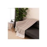 Naturel Koltuk Örtüsü/Şalı Açık Kahve AÇIK KAHVE 170 x 210