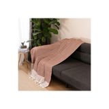 Naturel Koltuk Örtüsü/Şalı Kiremit KİREMİT 170 x 210