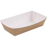 Naturel Kraft Orta Kumpir Kutusu & Konik Tabak 9X15 cm 100 Adet - 1000 Adet