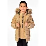 Natürel Kürklü Erkek Çocuk Mont 51248