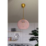 Naturel Lighting Balle Pudra Sarkıt Top Avize Gold Kablo
