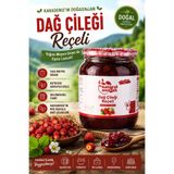 Natürel Mutfak Dağ Çileği Reçeli+Hanifta Reçeli 500 Gr Glikoz+Fruktoz İçermez %65 Meyve